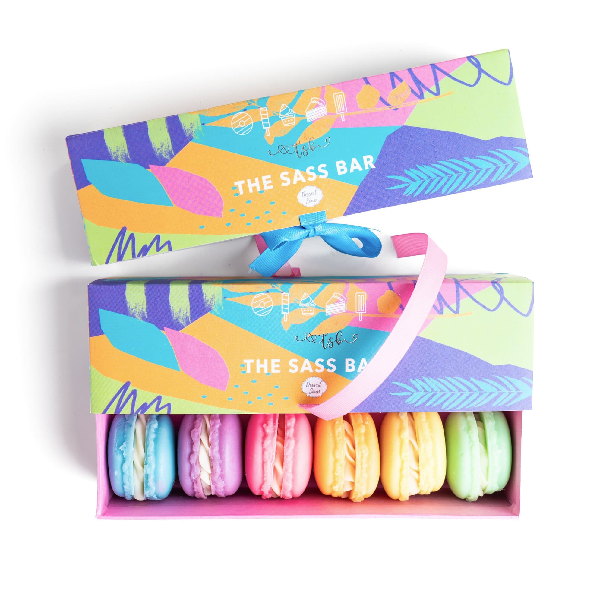 Product shoot in Mumbai showcasing colorful artisan macaron soaps